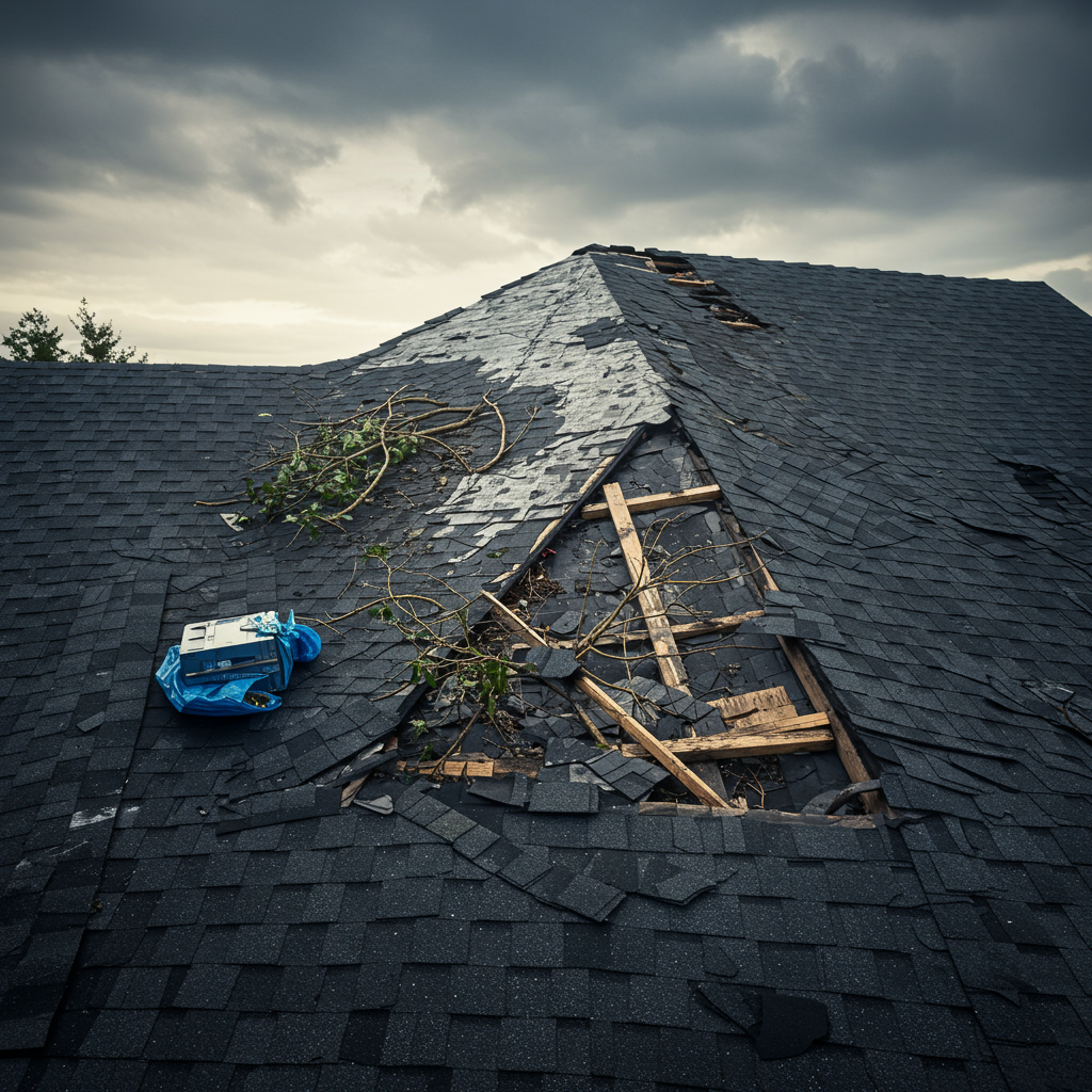 Storm Damage Roof Repair Service